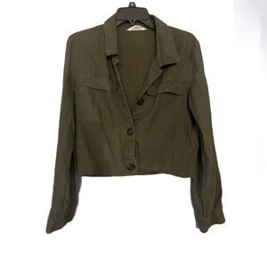 Ci Sono Jacket Women's Size M Olive Green. Size Large